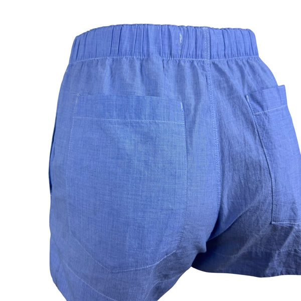 Buck Mason Womens Light Blue Cotton Boxer Shorts Elastic Waist  Size XS