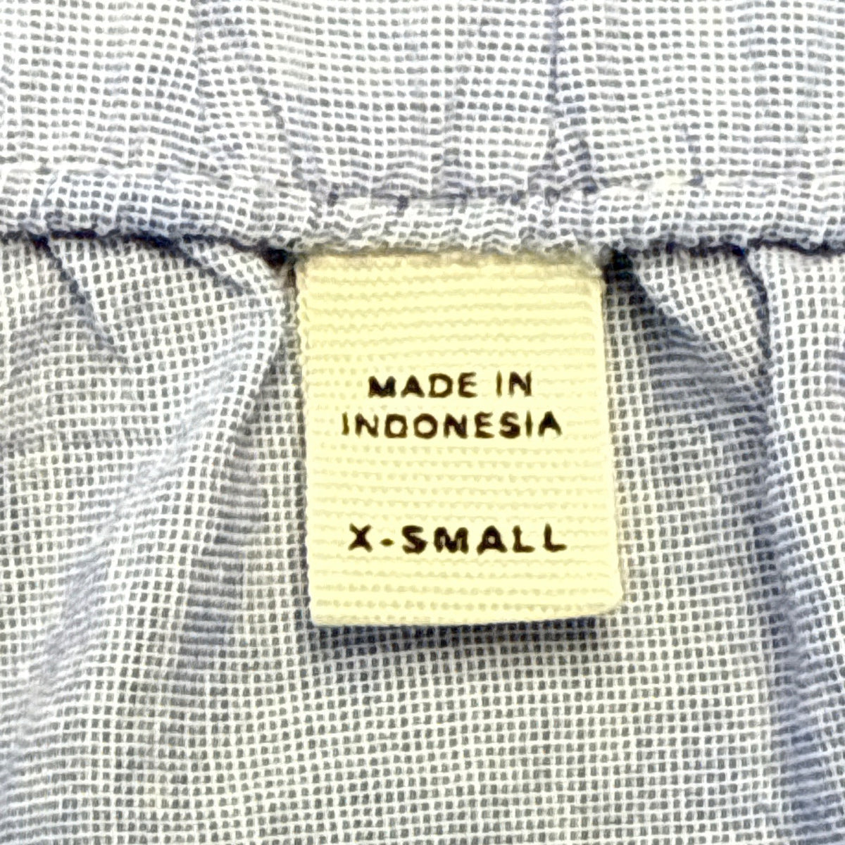 Buck Mason Womens Light Blue Cotton Boxer Shorts Elastic Waist  Size XS