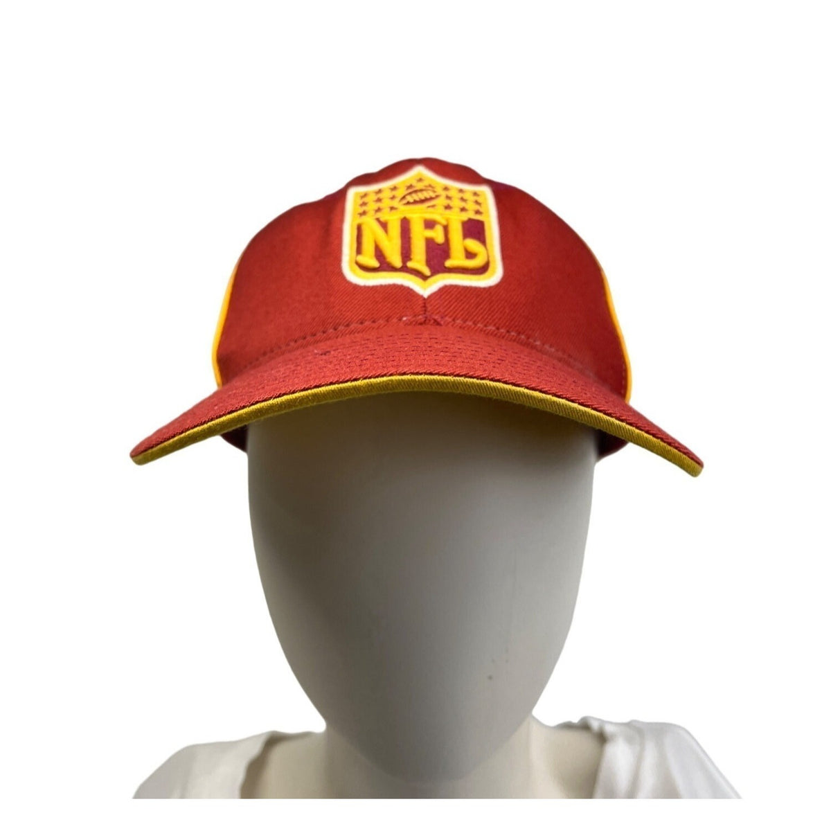 Reebok Team Apparel Men's NFL Red Baseball Cap Hat  Sz 7