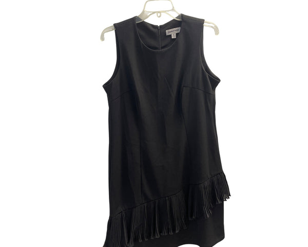Shelby & Palmer Womens Black Pleated Hem Sleeveless Dress Size 10