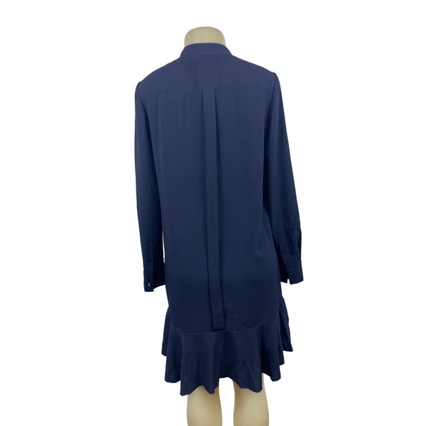 Tory Burch Women's Dark Blue Long Sleeve Dress Size 6