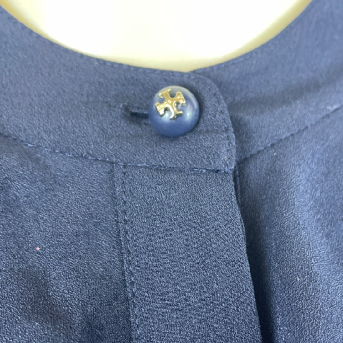 Tory Burch Women's Dark Blue Long Sleeve Dress Size 6