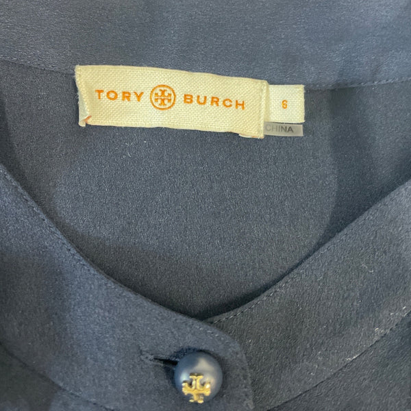 Tory Burch Women's Dark Blue Long Sleeve Dress Size 6