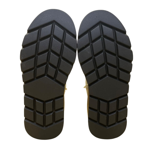 BP Women’s Ivory White PU Leather Platform Chunky Milo Ankle Boots 6.5M