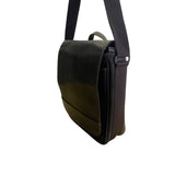 Wilsons Leather Brown Leather With Adjustable Strap & Top Handle Messenger Bag