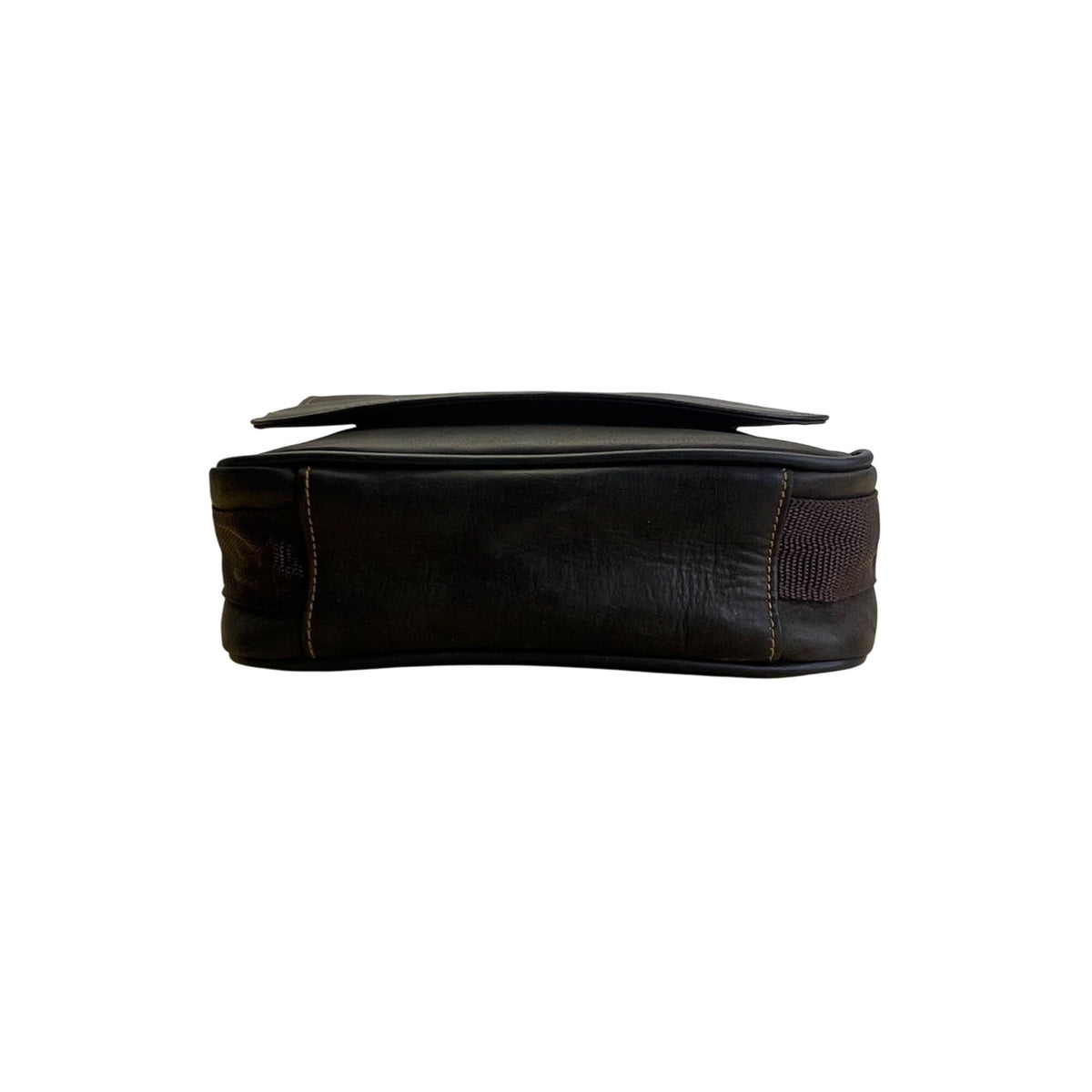 Wilsons Leather Brown Leather With Adjustable Strap & Top Handle Messenger Bag