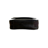 Wilsons Leather Brown Leather With Adjustable Strap & Top Handle Messenger Bag