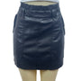 Zara Women’s Black Faux Leather Mini Skirt Size L