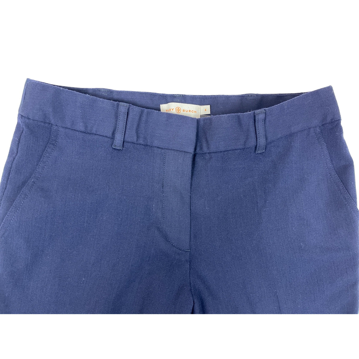 Tory Burch Women's Blue Wool Dress Pants Sz 4