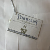 Torriani Men's White Buttondown Shirt Sz 32-33 - New