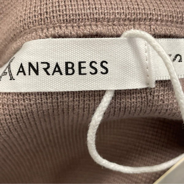Anrabess Women's Open Front Knit Long Cardigan With Pockets Sz S - New