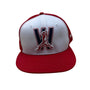 New Era 59Fifty Red & White Baseball Hat With W Logo