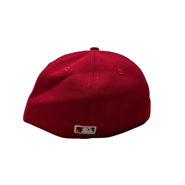 New Era 59Fifty Red & White Baseball Hat With W Logo