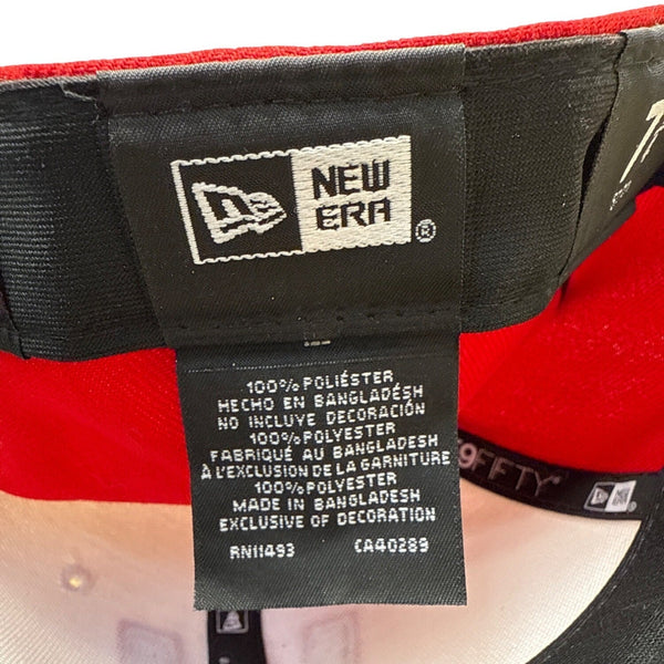 New Era 59Fifty Red & White Baseball Hat With W Logo