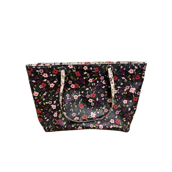 Kate Spade Womens Multicolor Floral Tote Bag Durable Saffiano Leather Medium Size