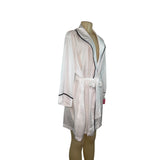 Kate Spade New York White Mrs. Embroidered Initials Bathrobe Sz L/XL - New