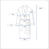 Kate Spade New York White Mrs. Embroidered Initials Bathrobe Sz L/XL - New