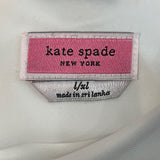 Kate Spade New York White Mrs. Embroidered Initials Bathrobe Sz L/XL - New