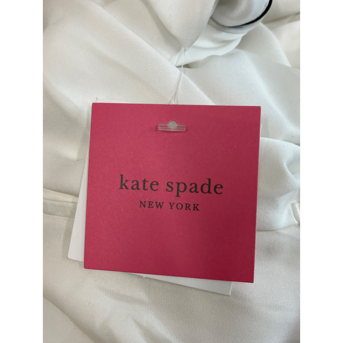 Kate Spade New York White Mrs. Embroidered Initials Bathrobe Sz L/XL - New