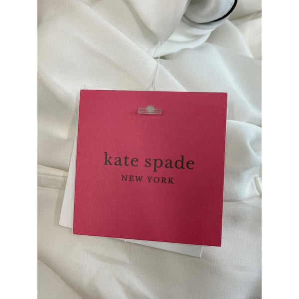 Kate Spade New York White Mrs. Embroidered Initials Bathrobe Sz L/XL - New