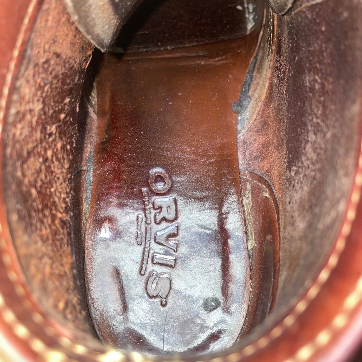 Orvis Men’s Brown Leather Lace-Up Classic Design Moc Toe Ankle Boots Size 9E