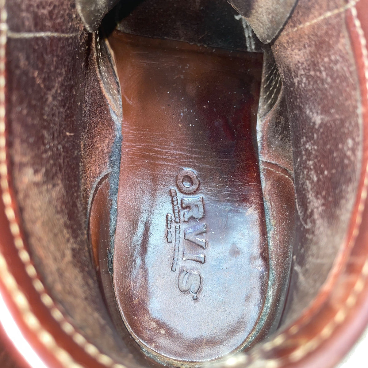 Orvis Men’s Brown Leather Lace-Up Classic Design Moc Toe Ankle Boots Size 9E