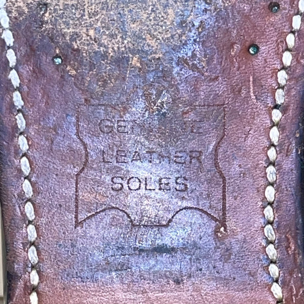 Barrie Men’s Burgundy Leather Hand-Sewn Penny Loafers Slip-On Shoes Size 9.5