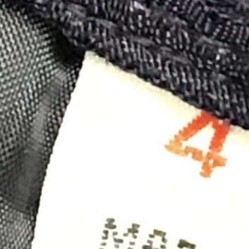 Vintage Spitalnick Womens Navy Wool Pleated Midi Skirt Asymmetrical Hem Size 4