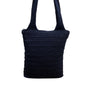 The Sak Women’s Navy Blue Crochet Zipper Closure Double Strap Shoulder Bag Sz M