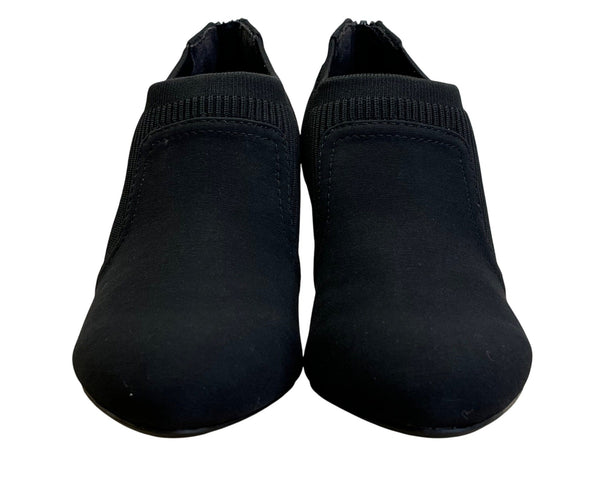 LifeStride Women’s Black Fabric Upper Ankle Shoes Gia Micron Booties Size 8M