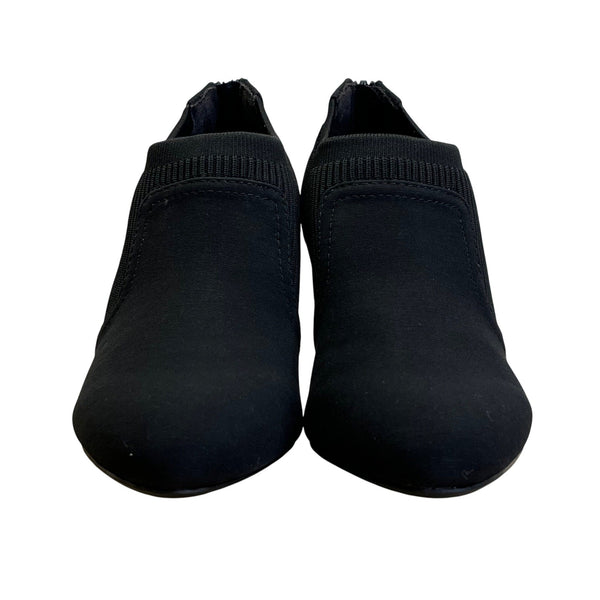 LifeStride Women’s Black Fabric Upper Ankle Shoes Gia Micron Booties Size 8M