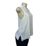 Rag & Bone Women's Light Beige Sleeveless Blouse Sz L/G