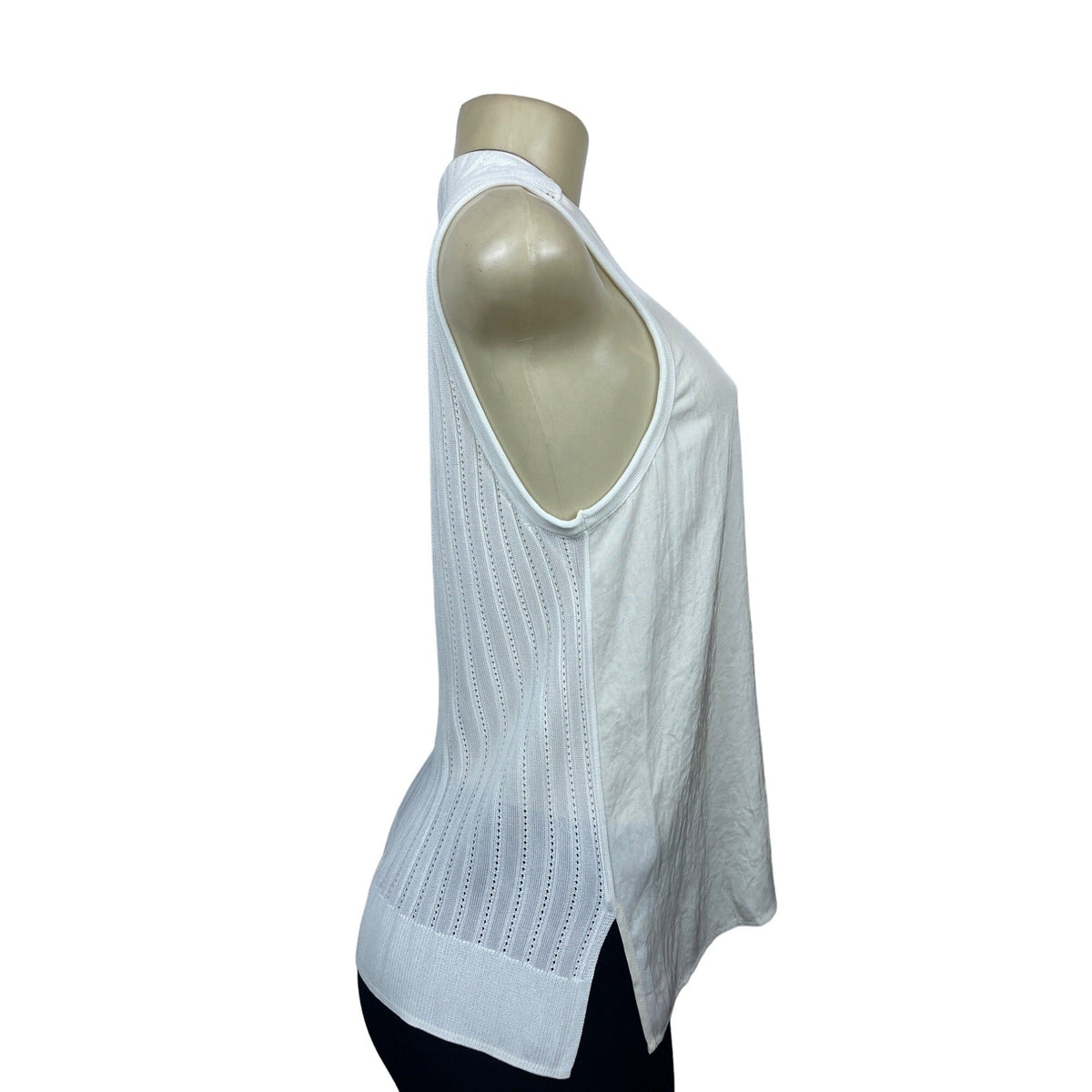 Rag & Bone Women's Light Beige Sleeveless Blouse Sz L/G