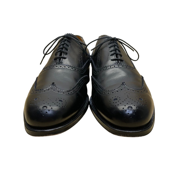 Britches Georgetowne Men’s Black Leather Wingtip Oxford Dress Shoes Size 10D