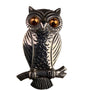Nickel-Silver Womens Owl Brooch With Nickel Eyes Retro Design Handmade