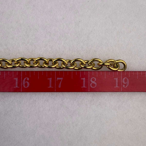 Monet Womens Gold Tone Metal Geometric Statement Necklace Vintage Adjustable