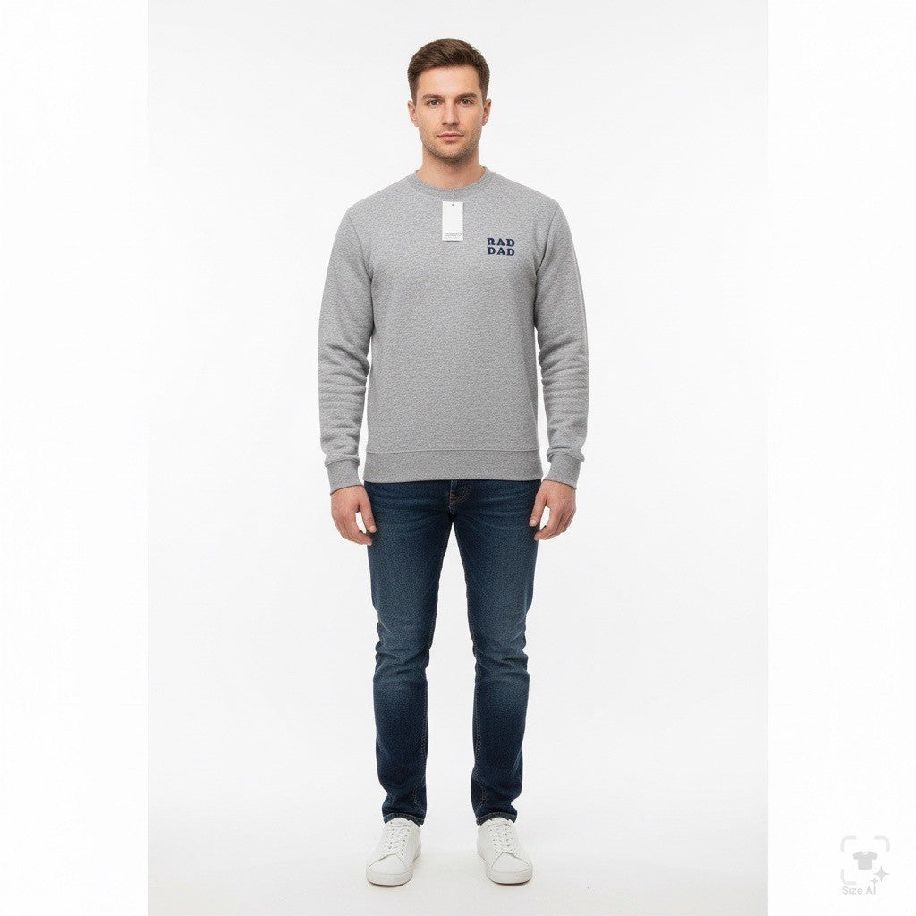 Sub_Urban Riot Men Gray/Polyester Crewneck Sweater Size S- New