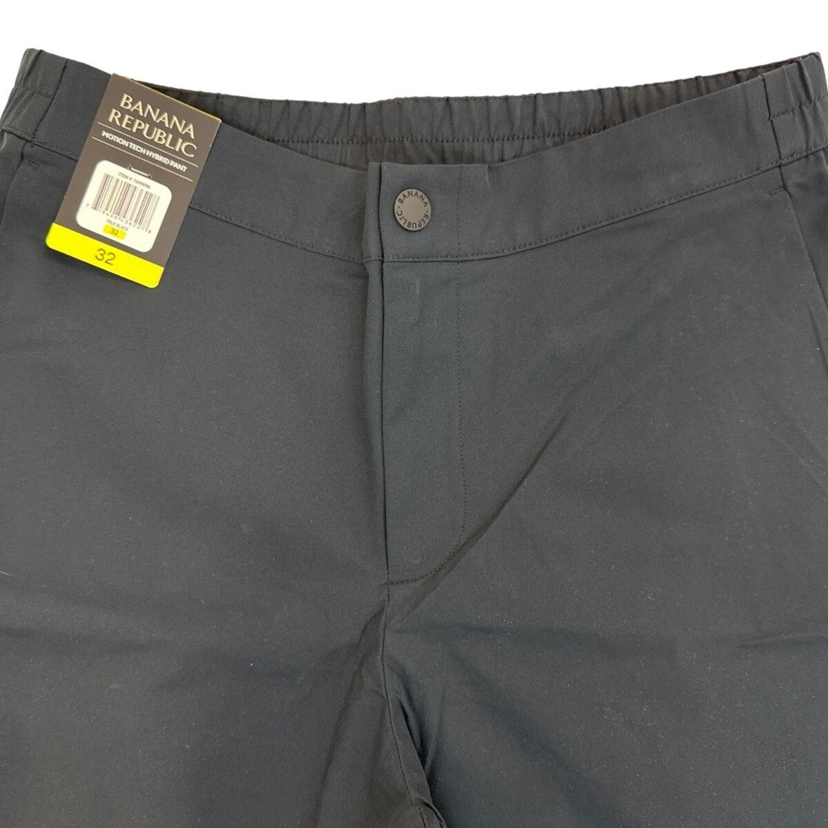 Banana Republic Men's Black Tapered-Fit Jogger Trousers Size 32 - New