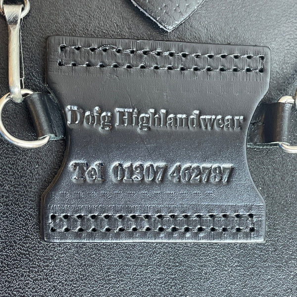 Scottish Sporran Bag With Celtic Knot Design Real Fur Chain Strap