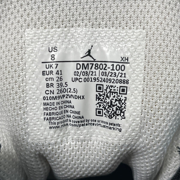 Nike Air Jordan 1 Mid Top Black and White Sz 8