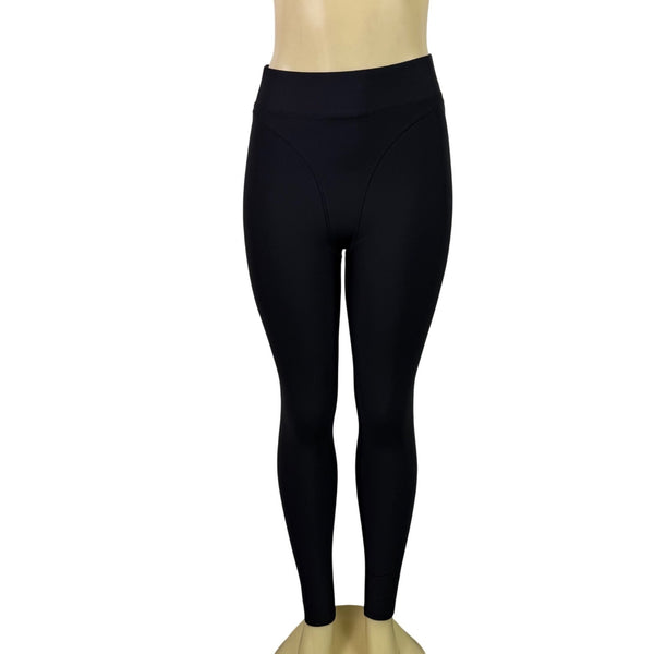 Alo Women Black Nylon/Spandex High-Waist Full-Length Sculpt Leggings Size M
