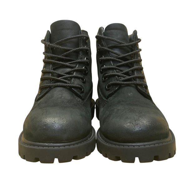 Timberland Kids Black Nubuck Primaloft Waterproof Premium Boots Size 9