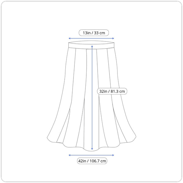 Triminghanis Women's Red Plaid Midi Skirt Sz 10
