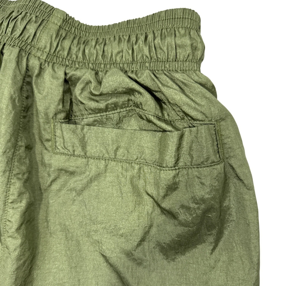Champion Womens Shorts Olive Green Lightweight Elastic Waist Pocket Sz XS