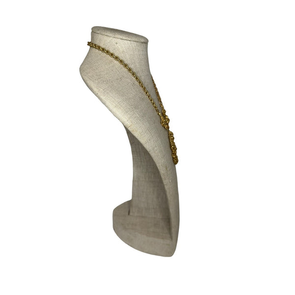 Vintage Designer Gold Tone Necklace