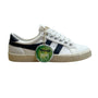 Gola Off White Fabric & Navy Tennis Mark Cox Sneakers Size 6US