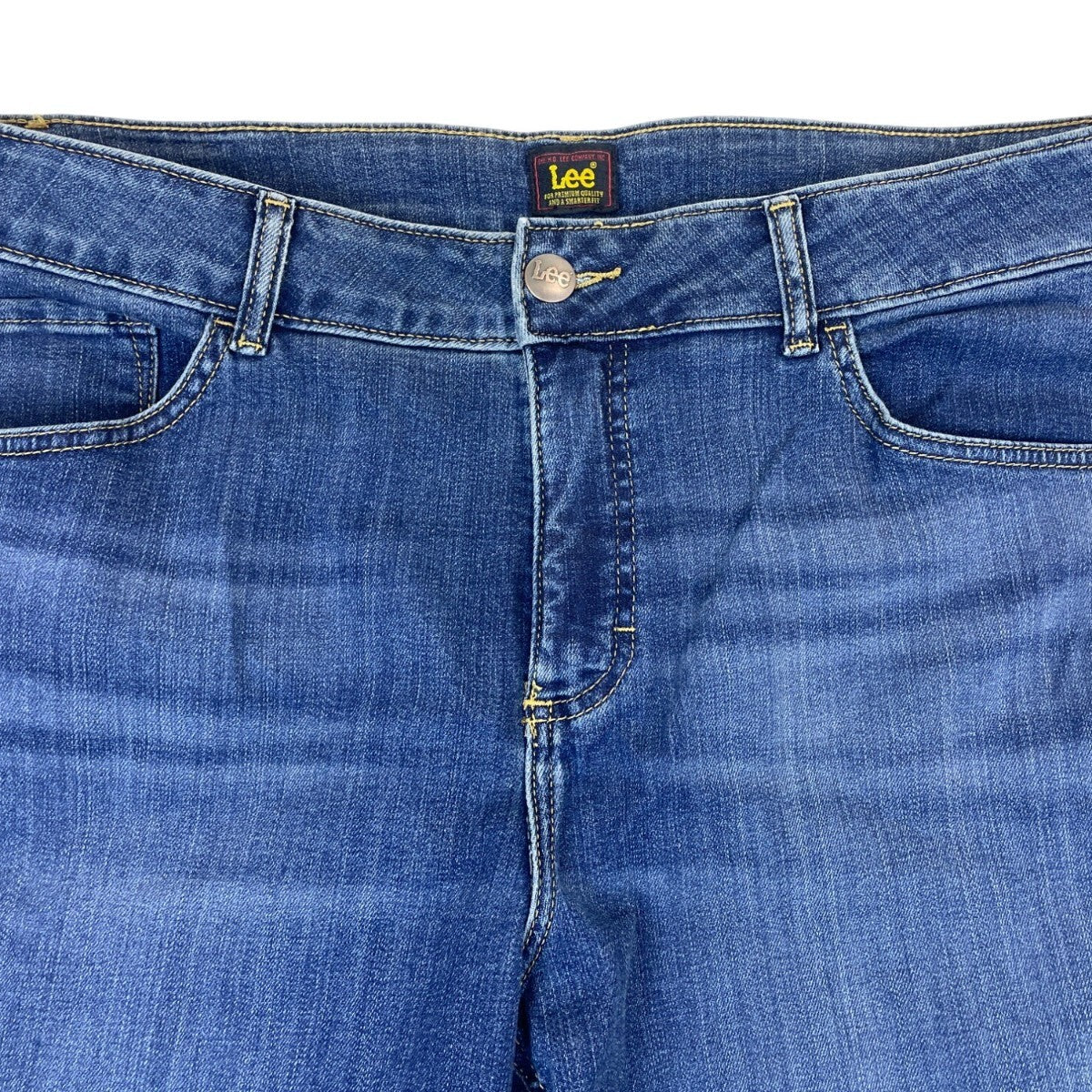 Lee Womens Bootcut Blue Jeans Mid Rise Stretch Denim Size 20WS  - New