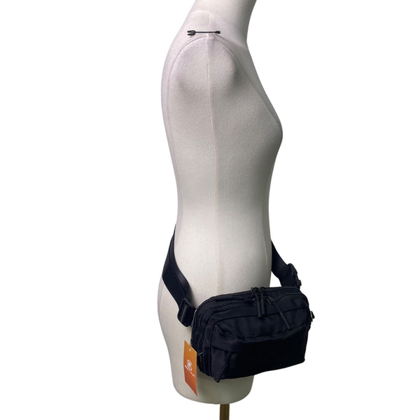 Bestour Unisex Black Nylon Versatile Adjustable Belt Storage BX-06 Waist Pack