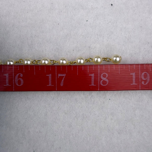 Assembled Pearl Collar Necklace Ivory Beaded Women Bib Design Adjustable