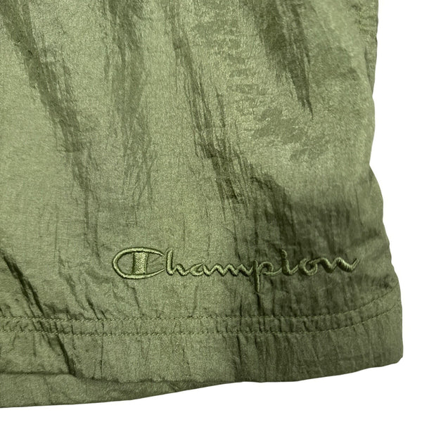 Champion Womens Shorts Olive Green Lightweight Elastic Waist Pocket Sz XS